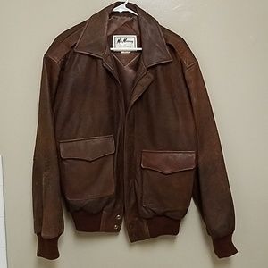 Vintage MacMurray of California leather bomber